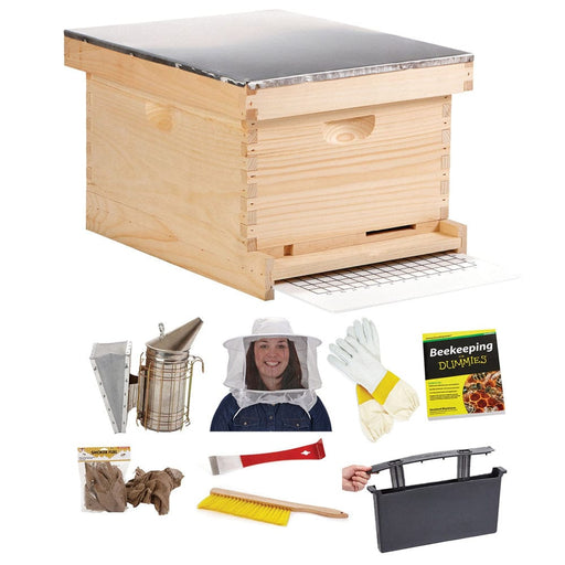 Horizon Distribution Beekeeping Supplies 10-Frame Deluxe Beginner Hive Kit