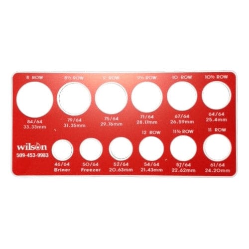 Orchard Valley Supply Cherry Sizing Card