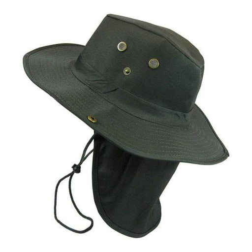 Dallas General Wholesale Hats Bucket Hats - Black with Back Flap