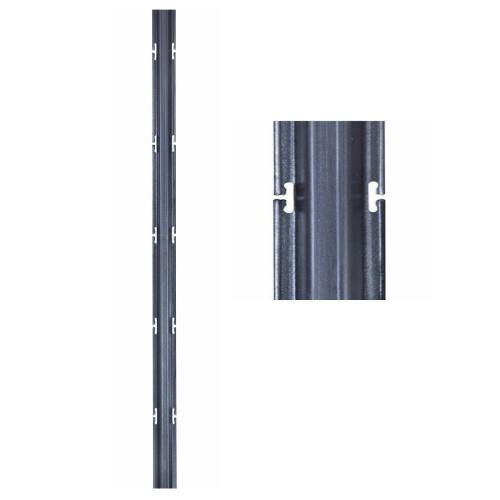 Orchard Valley Supply Metal Posts - Galvanized Rolled Edge and Notched