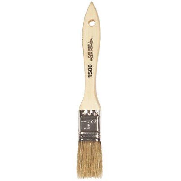 Orchard Valley Supply White Bristle Chip Brush 1"