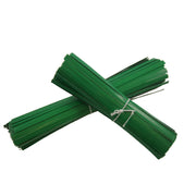 Orchard Valley Supply Paper Twist Ties 4" Green - 500 per bundle