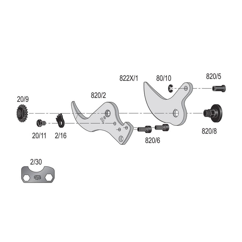 Orchard Valley Supply Felco 822 Replacement Parts