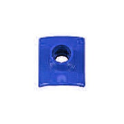 Orchard Valley Supply Bondable Saddle for PVC Pipe 1/2" Socket x 3/4" Spigot x 6" Saddle - Blue