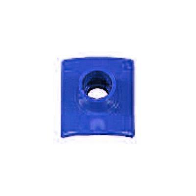 Orchard Valley Supply Bondable Saddle for PVC Pipe 1/2" Socket x 3/4" Spigot x 6" Saddle - Blue
