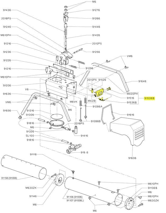 Sutton Ag Zon 4 Cannon Lighter Complete 91506