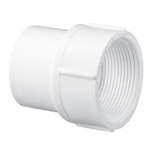 Orchard Valley Supply Adapters Adapter - Female PVC Sch40 Spigot x Fipt - 2 in.