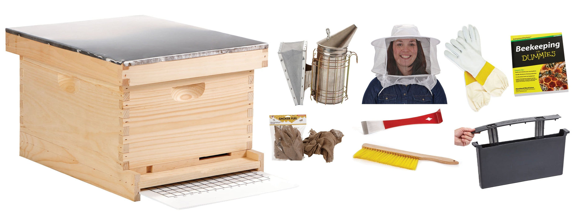 Horizon Distribution Beekeeping Supplies 10-Frame Deluxe Beginner Hive Kit