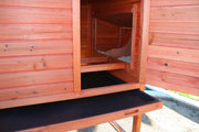 Orchard Valley Supply Raised Wooden Chicken Coop