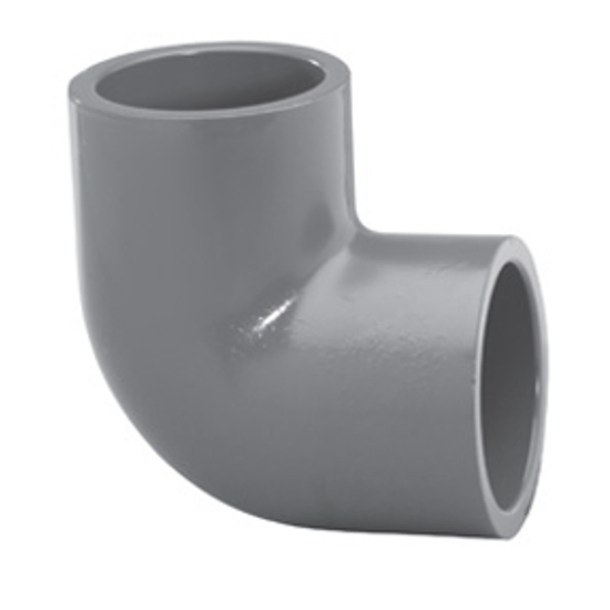 Orchard Valley Supply Schedule 80 PVC 90° Elbow - Socket x Socket