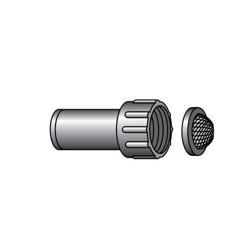 Frank J. Martin Fittings 3/4 in. Black/Red PVC FHT Compression Swivel Fitting with Screen - 25/Bag - CSA 500