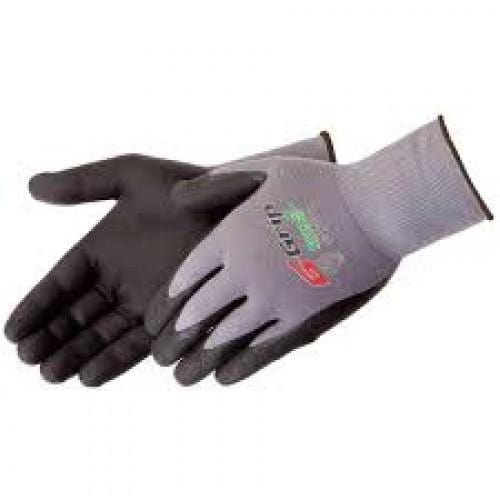 Orchard Valley Supply Work Gloves Nitrile Palm and Fingertips Gloves