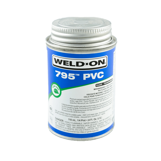 Ips Corporation Glue 1/4 Pint Weld-On 795 Flex PVC Glue