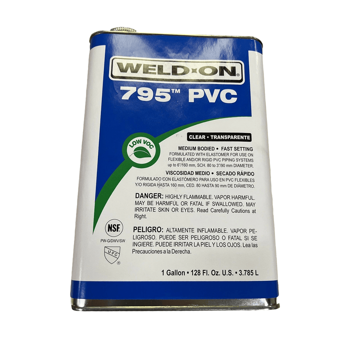 Ips Corporation Glue 1 Gallon Weld-On 795 Flex PVC Glue