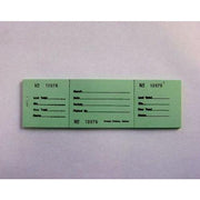 Orchard Valley Supply 3 Tab Bin Ticket - 25 per pack Green