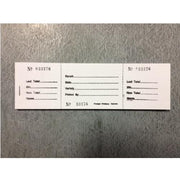Orchard Valley Supply 3 Tab Bin Ticket - 25 per pack White