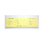 Orchard Valley Supply 3 Tab Bin Ticket - 25 per pack Yellow