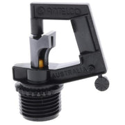 Orchard Valley Supply Antelco Rotor Rain Mini Sprinkler, 1/2" MPT Yellow 0.08 in.