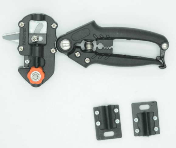 Orchard Valley Supply Zenport ZJ67 2-in-1 Grafting Tool, Omega Blade for Cutting Root Stock and Pruner Blade