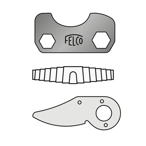 Orchard Valley Supply Felco 12 Replacement Parts 6/3-1 Kit: blade, spring, adjustment key