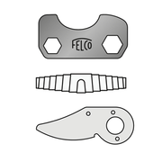 Orchard Valley Supply Felco 6 Replacement Parts 6/3-1 Kit: blade, spring, adjustment key