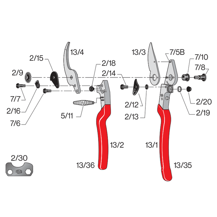 Felco 13 Replacement Parts —