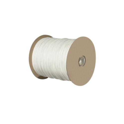 Continental Western Corporation Ropes 3/8 in. White Solid Braid Polyester Rope - 1000 ft./Roll