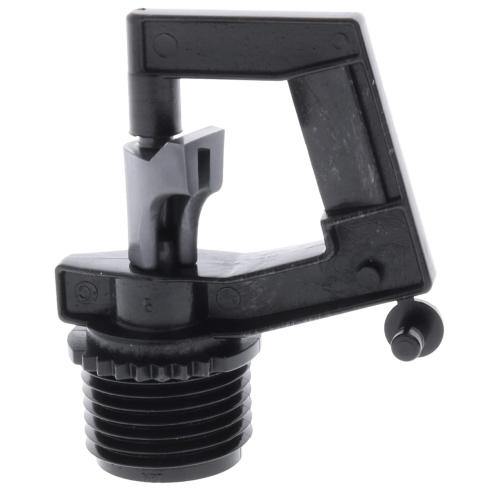 Orchard Valley Supply MNPT 1/2 in. Rotor Rain Mini Sprinkler with 0.075 in. Gray Orifice