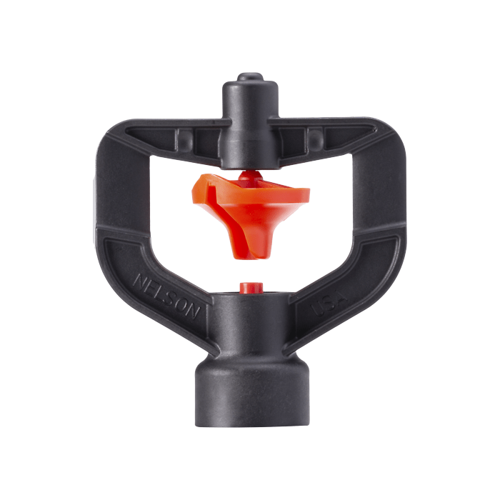 Orchard Valley Supply Nelson R10 Rotator Sprinkler P4 15° Orange .5 GPM 10FC