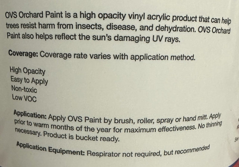 Orchard Valley Supply Tree Paint, 5 Gallon