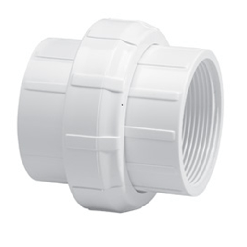 Orchard Valley Supply FPT X FPT PVC Schedule 40 Union (O-Ring Type)