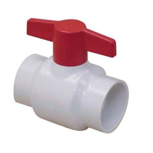 Orchard Valley Supply PVC Cold Water Ball Valve with Socket End and EPDM O-Ring