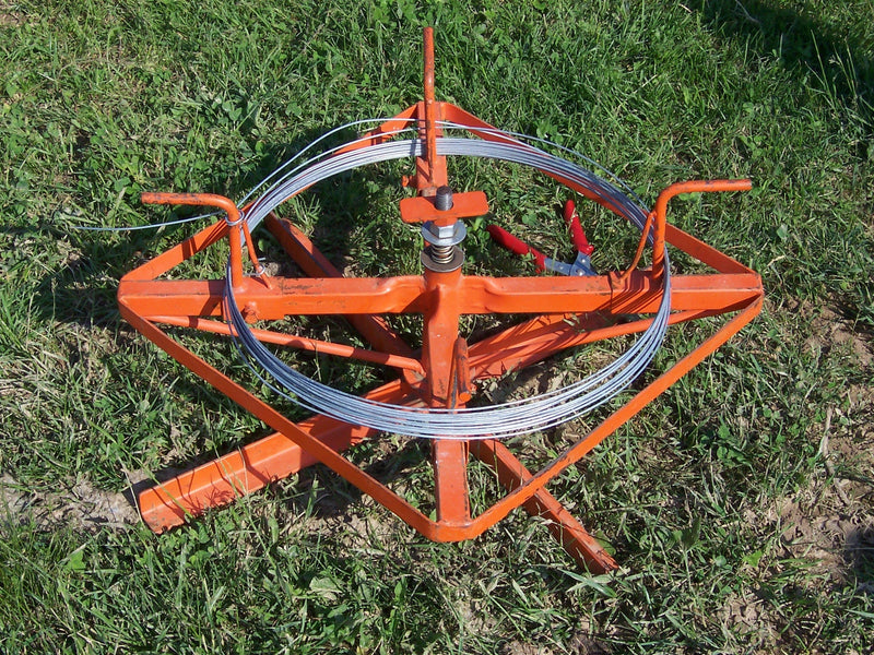 Orchard Valley Supply Gallagher A304 Spinning Jenny/Wire Payout Spinner, Orange
